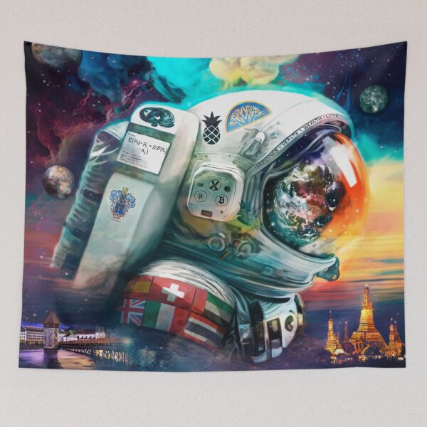 Item preview, Astronaut of Time designed and sold by ivanterribly5.