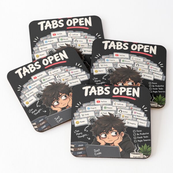 Item preview, My Brain Has 47 Tabs Open designed and sold by Debnath-style.
