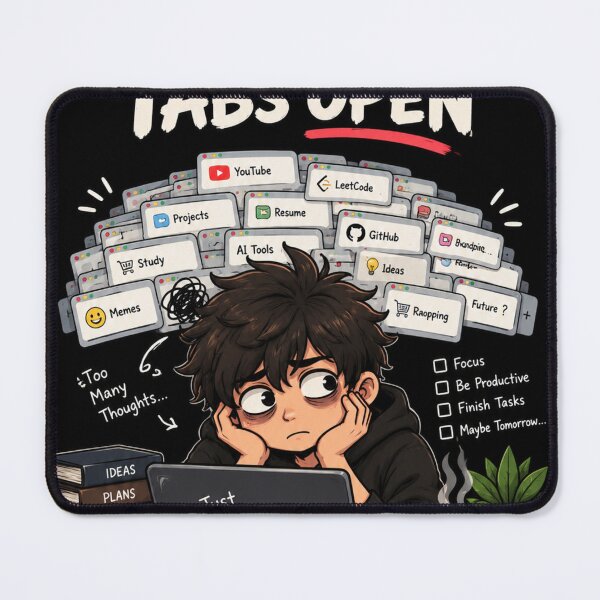 Item preview, My Brain Has 47 Tabs Open designed and sold by Debnath-style.