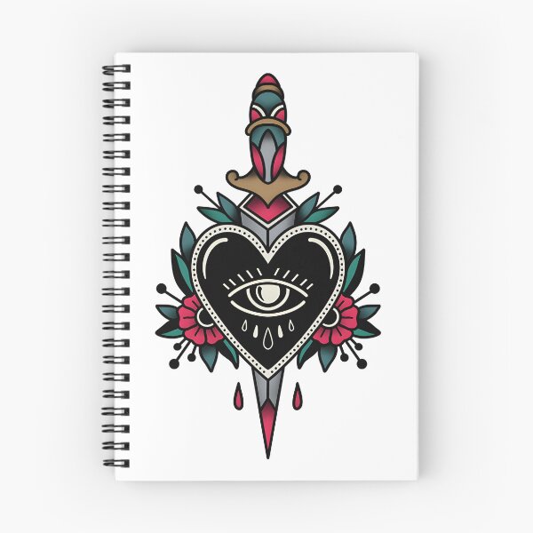Item preview, Heart and Dagger Artistic Design with Bold Contrast and Symbolic Imagery designed and sold by Keyvan Shovir.