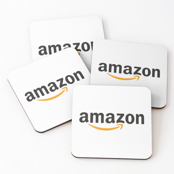 Item preview, Amazon Logo Vector Design Isolated on Black Background designed and sold by kembang-kuncup.