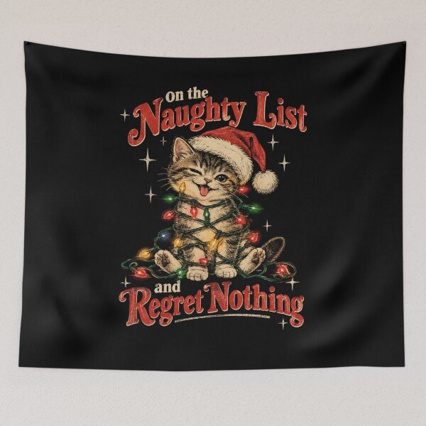 Item preview, The Naughty List And Regret Nothing designed and sold by TheEndDesign.