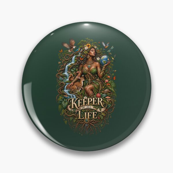 Item preview, Keeper of All Life | Mother Nature Art | Sacred Earth Goddess Illustration designed and sold by 'VARI'.