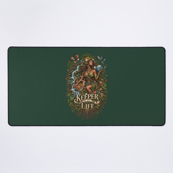 Item preview, Keeper of All Life | Mother Nature Art | Sacred Earth Goddess Illustration designed and sold by 'VARI'.