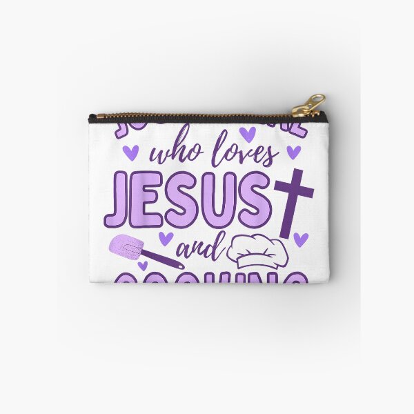 Item preview, Just A Girl Who Loves Jesus and Cooking Christian Funny Chef T-Shirt designed and sold by Magoya Store ⭐⭐⭐⭐⭐.