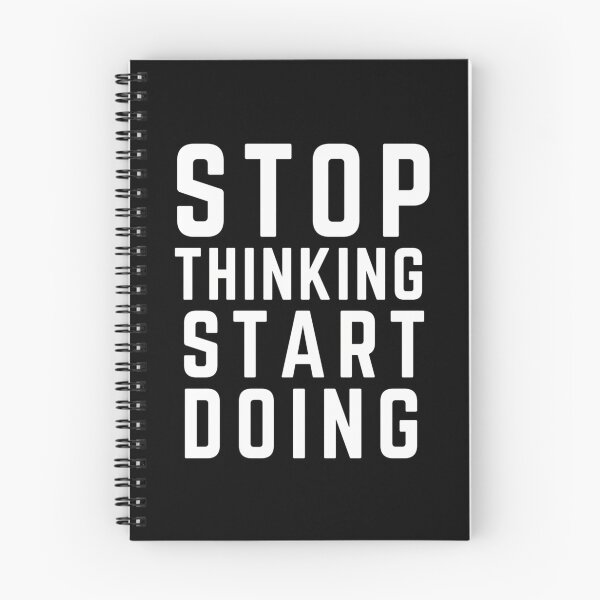 Item preview, Stop Thinking Start Doing designed and sold by italiad-oll.