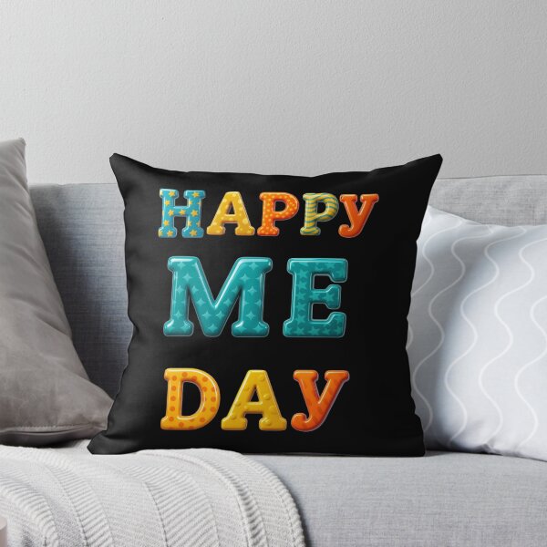 Item preview, Happy Me Day Self Love Self Celebration Colorful Typography designed and sold by MysticPurpleHue.