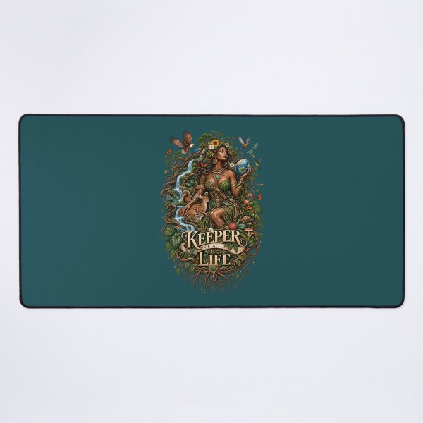 Item preview, Keeper of All Life | Mother Nature Art | Sacred Earth Goddess Illustration designed and sold by 'VARI'.