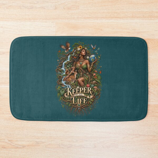 Item preview, Keeper of All Life | Mother Nature Art | Sacred Earth Goddess Illustration designed and sold by 'VARI'.