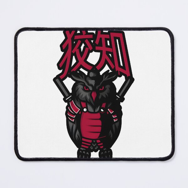 Item preview, Cunning Owl Ronin Samurai Art Illustration with Mysterious and Wise Vibe designed and sold by GalleryRUs.