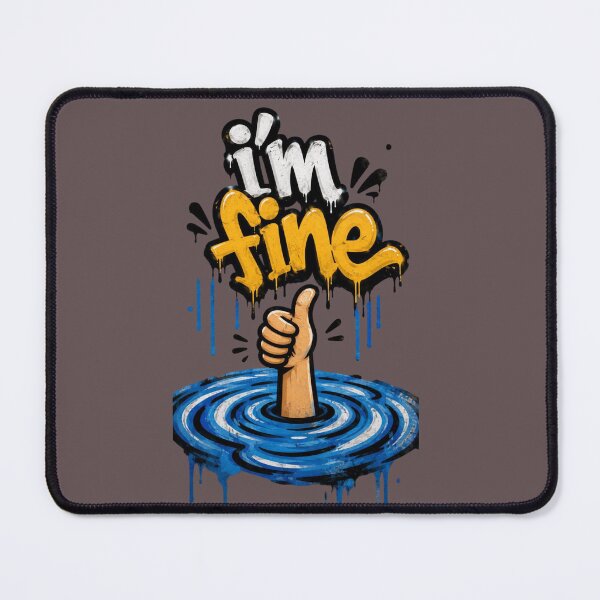 Item preview, I'm fine thumbs-up design designed and sold by BlueHillsJanot.