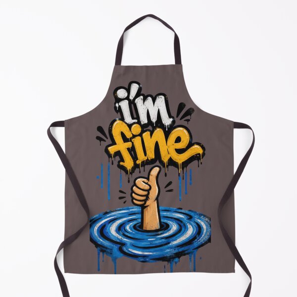Item preview, I'm fine thumbs-up design  designed and sold by BlueHillsJanot.