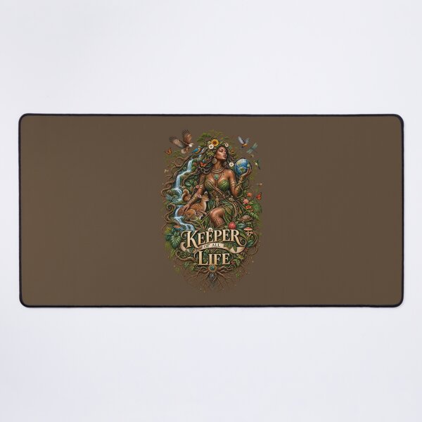 Item preview, Keeper of All Life | Mother Nature Art | Sacred Earth Goddess Illustration designed and sold by 'VARI'.