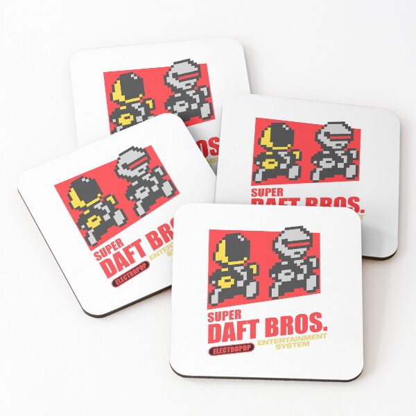 Item preview, Super Daft Bros Pixel Art Parody Graphic Design designed and sold by kembang-kuncup.