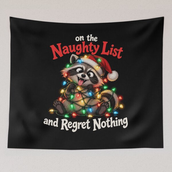 Item preview, On The Naughty List And Regret Nothing designed and sold by TheEndDesign.