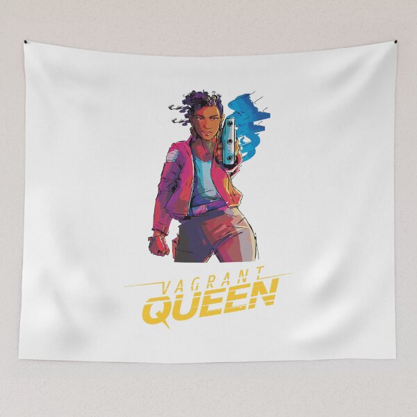 Item preview, Vagrant Queen Comic Sci-Fi Cyberpunk Action Art designed and sold by arasijime.