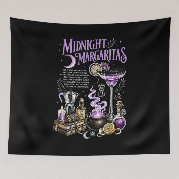 Item preview, Midnight Witchy Cocktail Potion Whimsigoth Halloween Graphic designed and sold by Nekoojimeo.