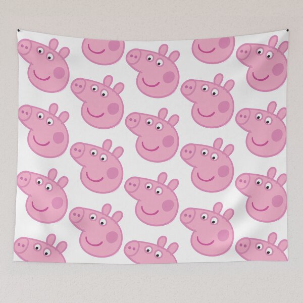 Item preview, Peppa Pig Big Face Cute Pink Animal Toddler Kids Cartoon designed and sold by oscojd-ftgieb.
