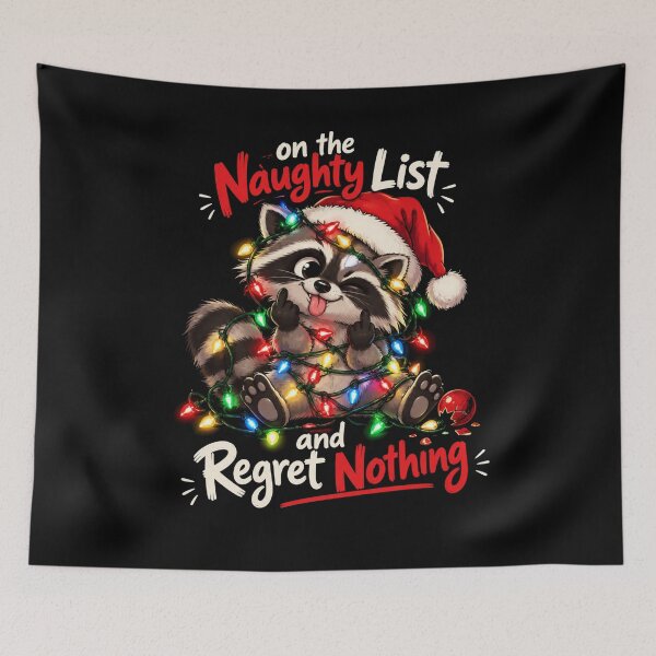 Item preview, On The Naughty List And Regret Nothing designed and sold by TheEndDesign.