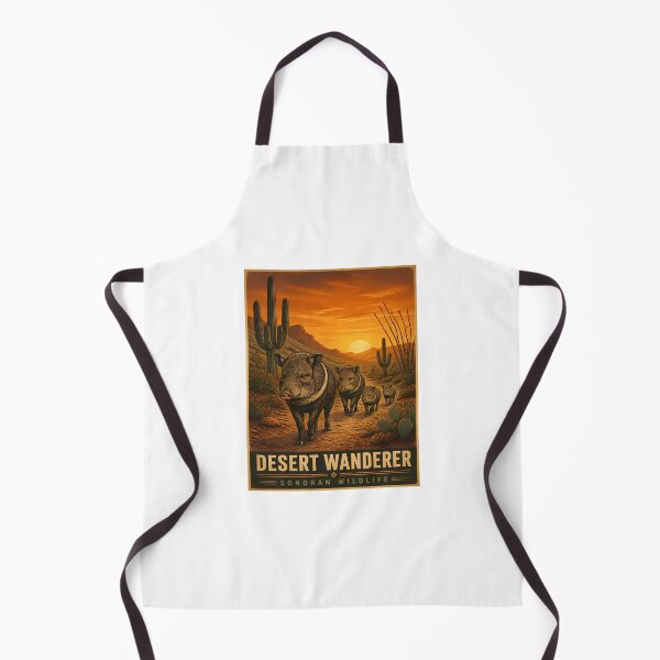 Item preview, Desert Wanderer – Javelina Family Collared Peccary Vintage Arizona designed and sold by Art-Arcade6.