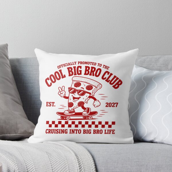 Item preview, Promoted To Big Brother Cool Big Bro Club Pizza Big Brother Reveal Retro Big Brother Sibling Pregnancy Announcement designed and sold by oscojd-ftgieb.