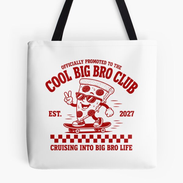 Item preview, Promoted To Big Brother Cool Big Bro Club Pizza Big Brother Reveal Retro Big Brother Sibling Pregnancy Announcement designed and sold by oscojd-ftgieb.