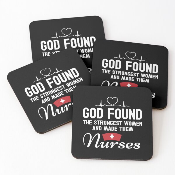 Item preview, God Found Strongest Women Nurses designed and sold by teeperfect.