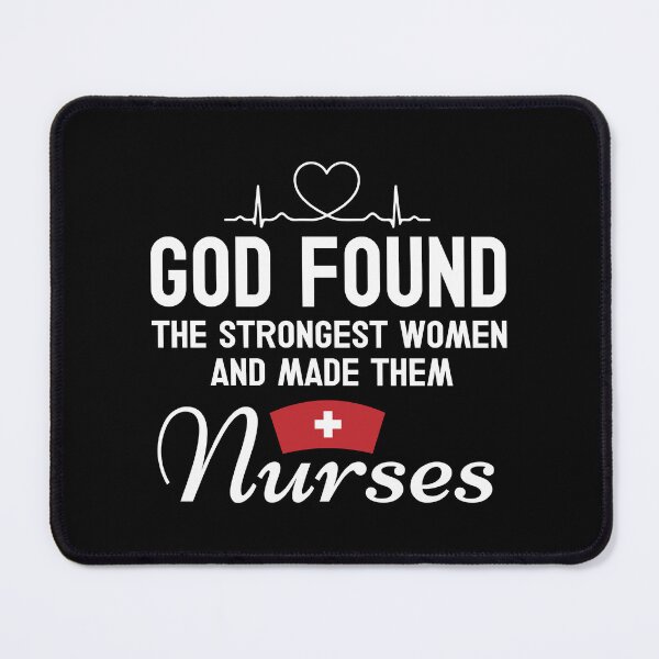 Item preview, God Found Strongest Women Nurses designed and sold by teeperfect.