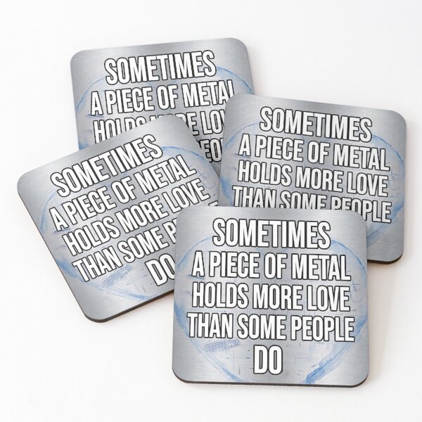Item preview, Sometimes A Piece Of Metal Holds More Love Then Some People Do, metal Heart designed and sold by ollgast5.