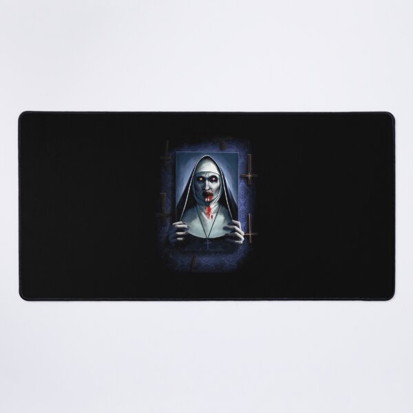 Item preview, The Nun Horror Movie Evil Demon Valak Blue Art designed and sold by arasijime.