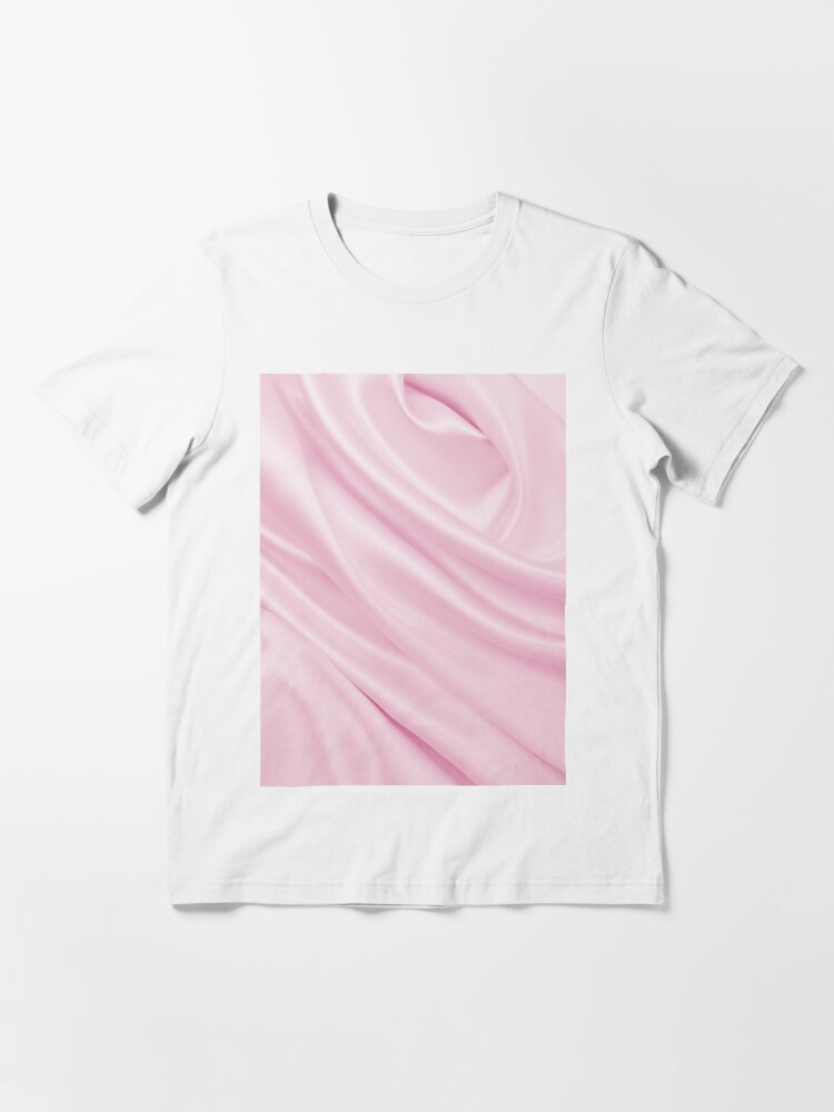 Blush Pink Silk Texture T Shirt For Sale By Newburyboutique Redbubble Solid Pink T Shirts 0396