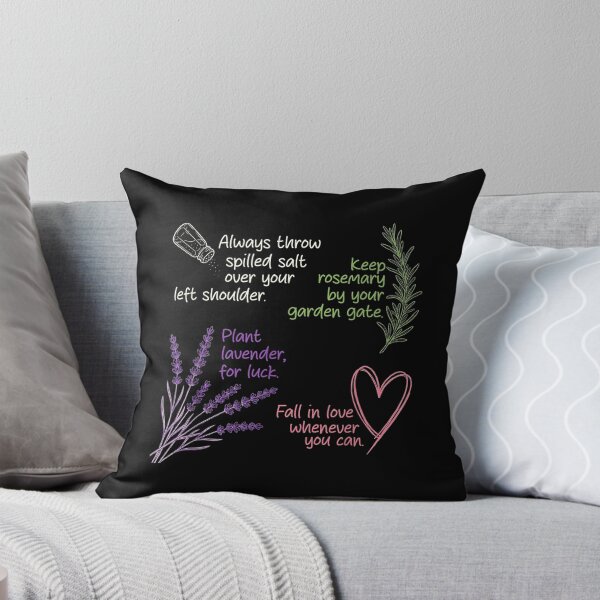 Item preview, Salt Rosemary Lavender Witchy Botanical Love Quote Graphic designed and sold by Nekoojimeo.