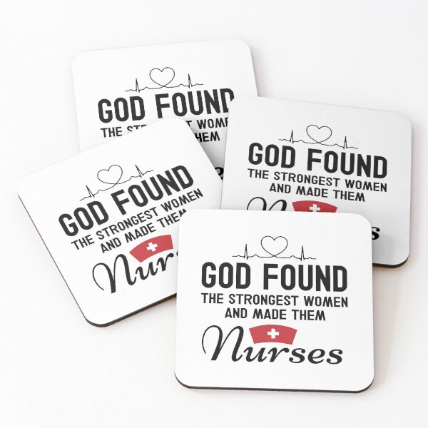 Item preview,  God Found Strongest Women Nurses designed and sold by teeperfect.