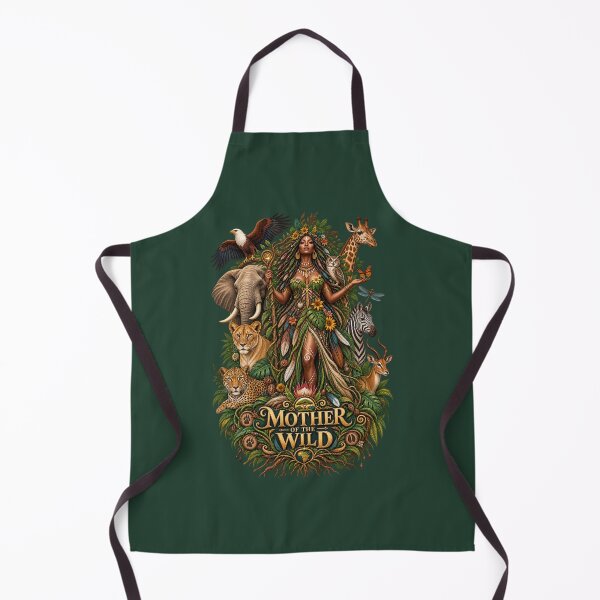 Item preview, Mother of the Wild | Wildlife Goddess Art | Sacred Nature Illustration designed and sold by 'VARI'.
