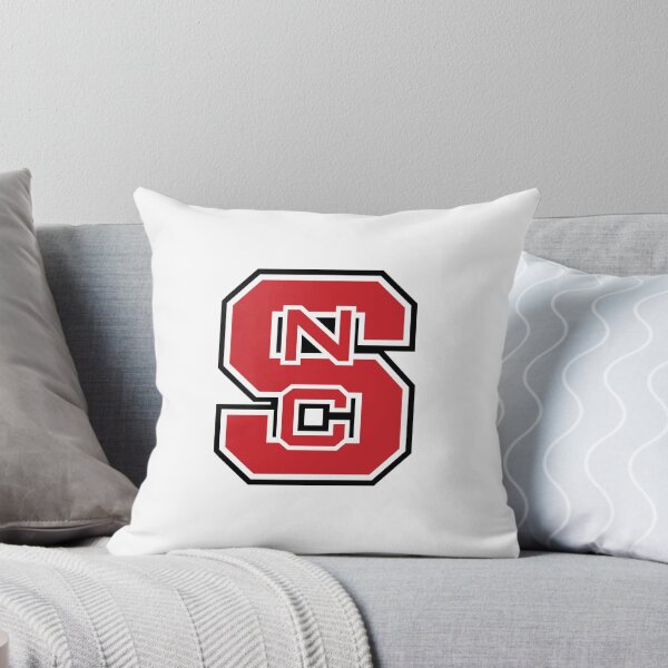 Item preview, NC State Red Text Logo Isolated on Black Background designed and sold by kembang-kuncup.