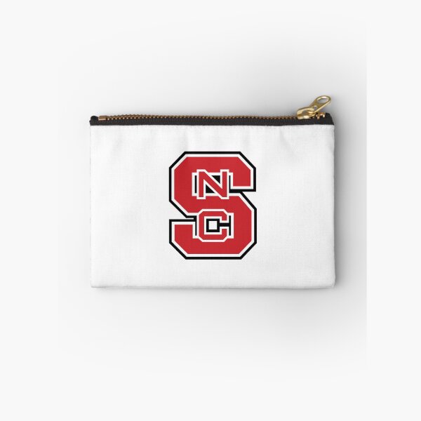 Item preview, NC State Red Text Logo Isolated on Black Background designed and sold by kembang-kuncup.