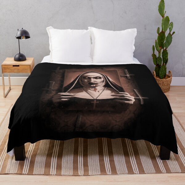 Item preview, The Nun Horror Movie Evil Demon Valak Sepia Art designed and sold by arasijime.