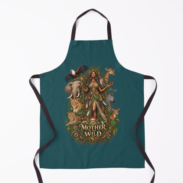 Item preview, Mother of the Wild | Wildlife Goddess Art | Sacred Nature Illustration designed and sold by 'VARI'.