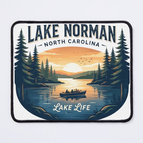Item preview, Lake Norman North Carolina Lake Life T-Shirt | Outdoor Adventure Design designed and sold by Mathias Yakubu Design.