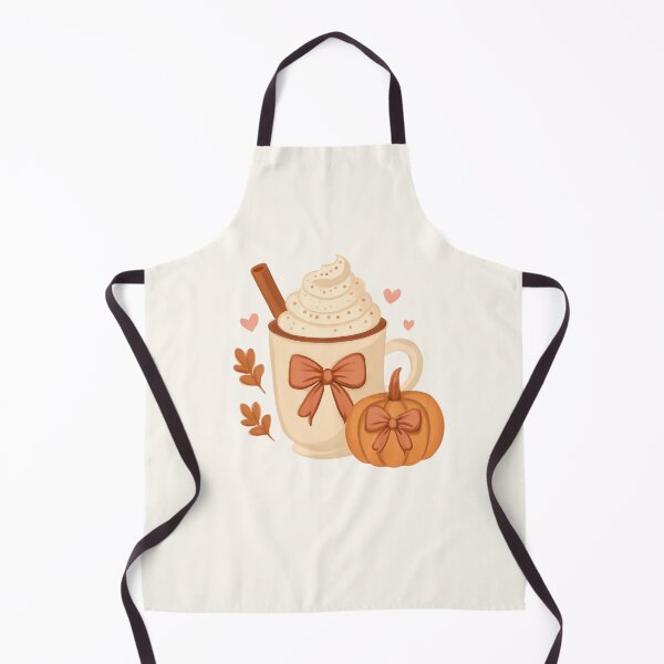 Item preview, Cozy Pumpkin Spice Latte & Bows Autumn Art designed and sold by MiaBellaGirl.