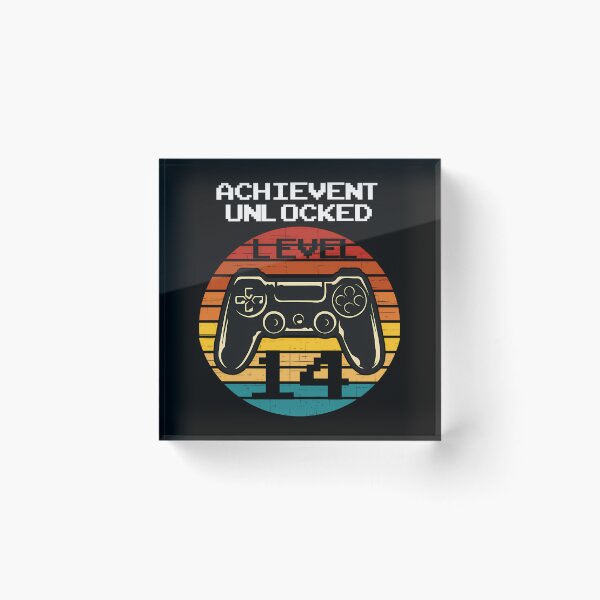 Item preview, Birthday Achievement Unlocked Level Up Gamer designed and sold by amm-yWescott.