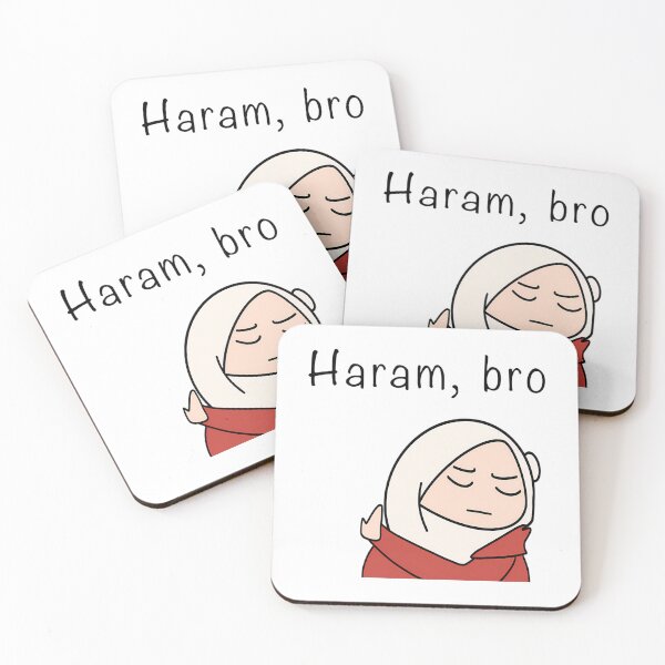 Item preview, Haram Bro Mad Hijabi Girl Meme Muslim Hijab designed and sold by duard-oClarke.