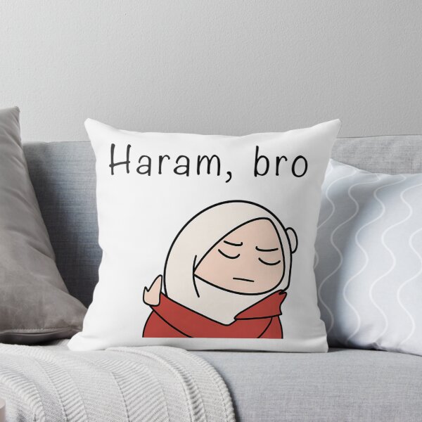 Item preview, Haram Bro Mad Hijabi Girl Meme Muslim Hijab designed and sold by duard-oClarke.