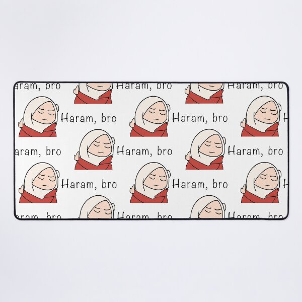 Item preview, Haram Bro Mad Hijabi Girl Meme Muslim Hijab designed and sold by duard-oClarke.