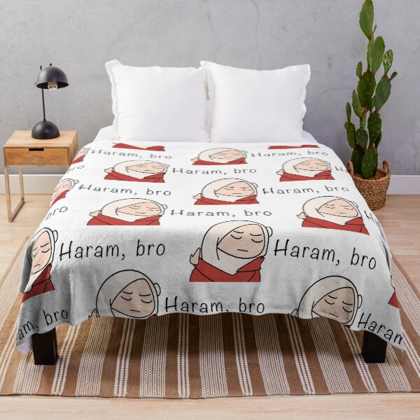 Item preview, Haram Bro Mad Hijabi Girl Meme Muslim Hijab designed and sold by duard-oClarke.