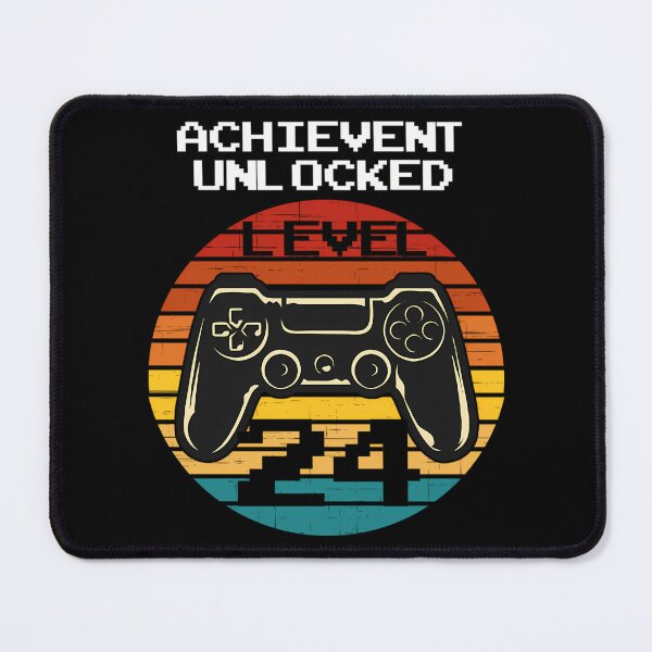 Item preview, Birthday Achievement Unlocked Level Up Gamer designed and sold by amm-yWescott.