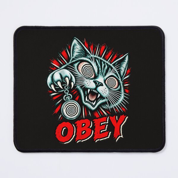 Item preview, Obey the Hypno-Cat designed and sold by Sanctum Icons.