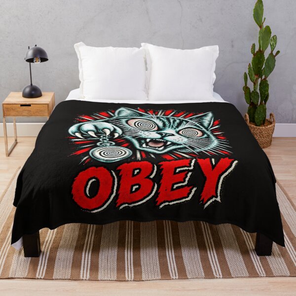 Item preview, Obey the Hypno-Cat designed and sold by Sanctum Icons.