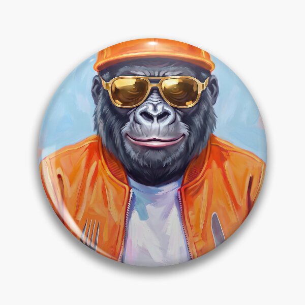 Item preview, Bon Appetit Gorilla in Pop Art style in bright colors designed and sold by TYA - Take Your Art.