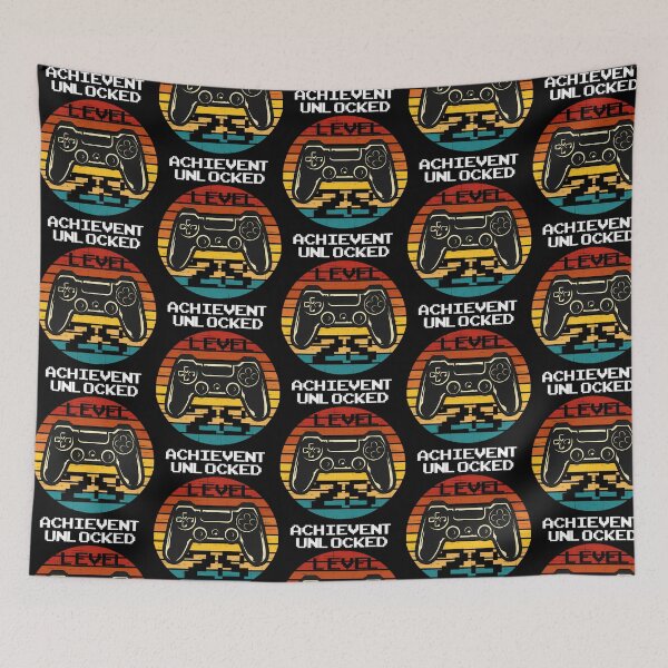 Item preview, Birthday Achievement Unlocked Level Up Gamer designed and sold by amm-yWescott.
